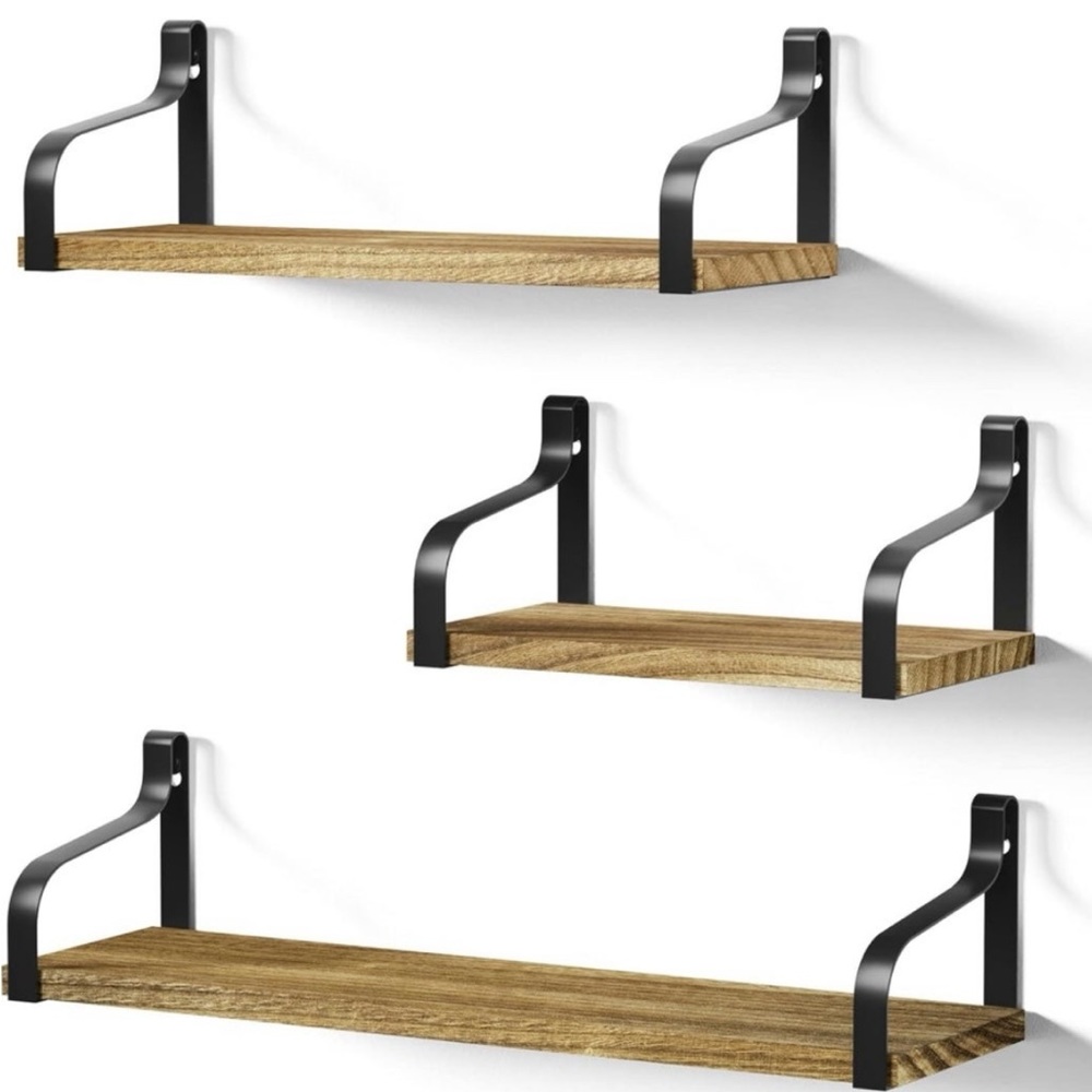 New in package 3 piece Floating shelves for Home Decor